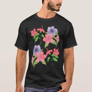 Wildflower Blossoms Nature Plant Flower Botany Bot T-Shirt