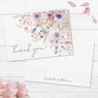Wildflower Blush Pink Purple Floral