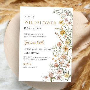 Wildflower Boho Baby Shower Bundle Invitation