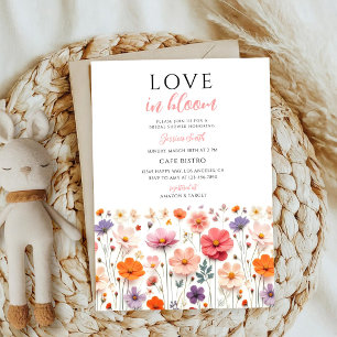 Wildflower Boho Bridal Shower Invitation