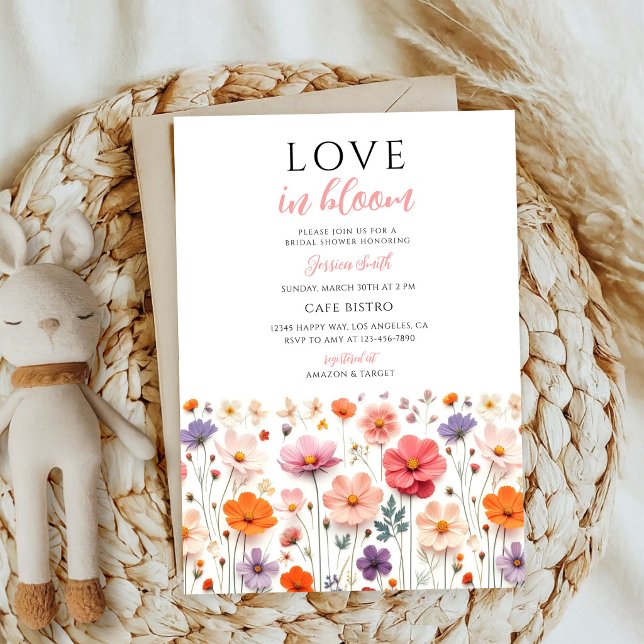 Wildflower Boho Bridal Shower Invitation (Creator Uploaded)