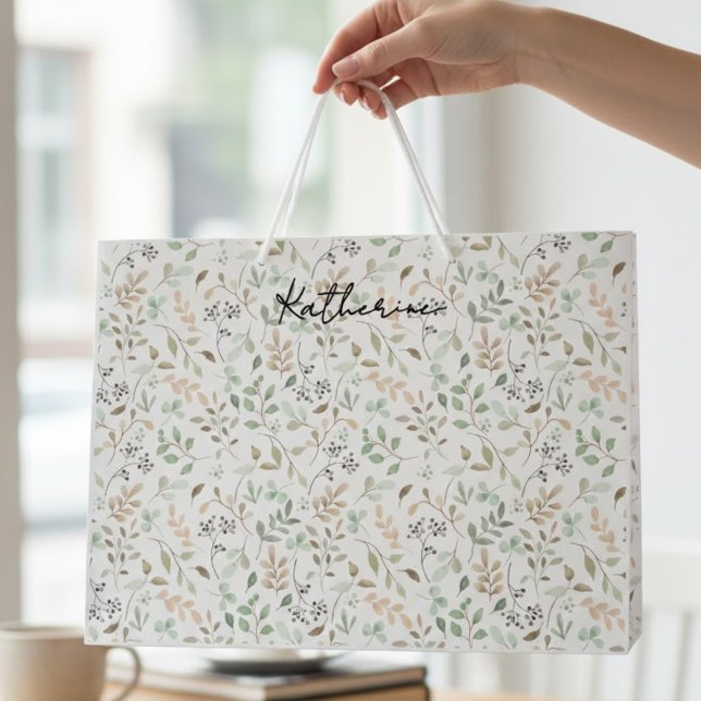 Wildflower Boho  Large Gift Bag (Creator Uploaded)