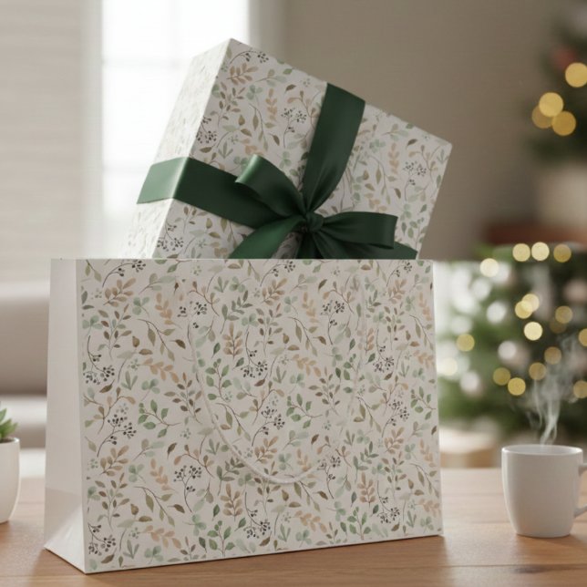 Wildflower Boho  Large Gift Bag (Creator Uploaded)