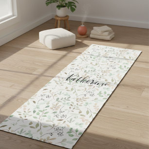 Wildflower Boho Personalised Yoga Mat