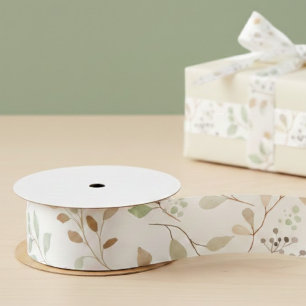 Wildflower Boho  Satin Ribbon