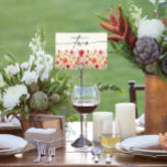Wildflower Boho Table Cards Number Two<br><div class="desc">This table number design features an elegant script font and a collection of colourful wildflowers. For anyone planning a Wedding, choosing templated items with our wildflower Flower Stems theme offers a unique blend of elegance and charm that’s both eye-catching and sophisticated. The vibrant, realistic wildflower designs bring a fresh, natural...</div>