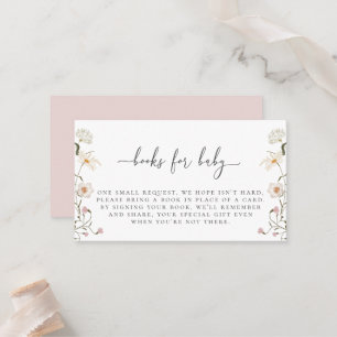 Wildflower Book Request Enclosure Card