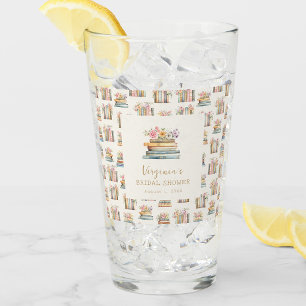 Wildflower Books Bridal Shower Glass