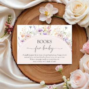 Wildflower Books for Baby Card