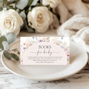 Wildflower Books for Baby Card