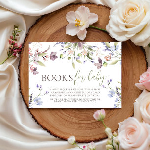Wildflower Books for Baby Card
