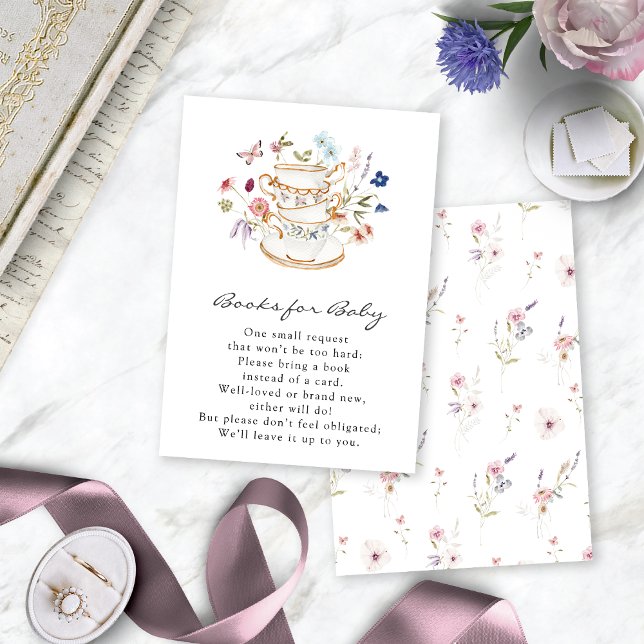 Wildflower Books for Baby Card (Wildflower Books for Baby Card by Painted Paperie
)