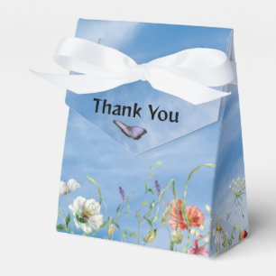 Wildflower Border and Butterfly Favour Box