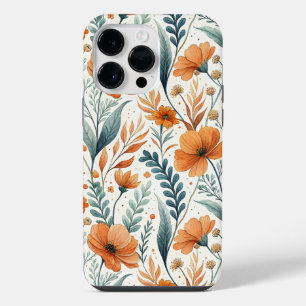 Wildflower Botanical Boho Floral Watercolor iPhone 14 Pro Max Case