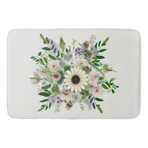 Wildflower Bouquet Bath Mat