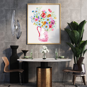 Wildflower Bouquet Poster