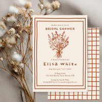 Wildflower Bouquet Rustic Whimsical Bridal Shower