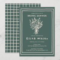 Wildflower Bouquet Rustic Whimsical Bridal Shower