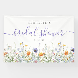 Wildflower Bridal Shower Banner
