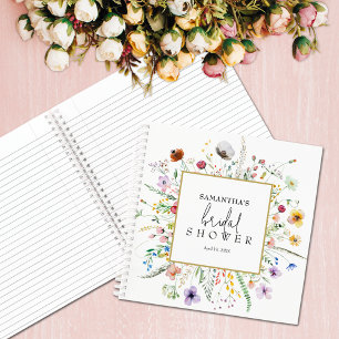 Wildflower Bridal Shower Guest Book