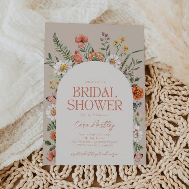 Wildflower Bridal Shower Invitation (Creator Uploaded)