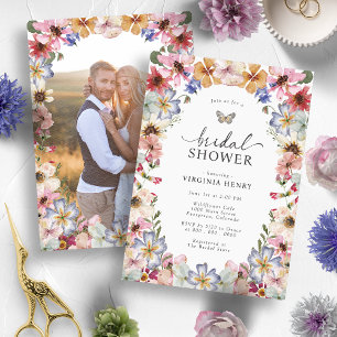 Wildflower Bridal Shower Invitation