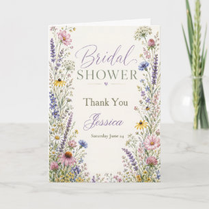 Wildflower Bridal Shower Invitation