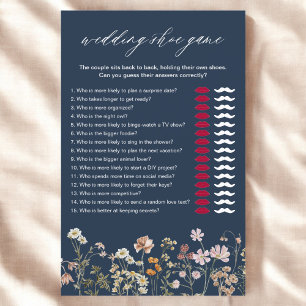 Wildflower Bridal Shower Shoe Game Wedding