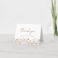 Wildflower Bridal Shower Thank You Future Mrs.