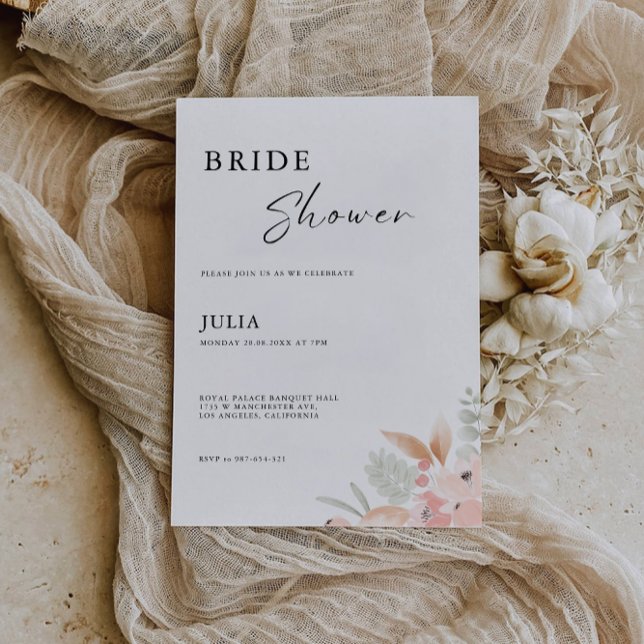 Wildflower Bridal Shower Wedding Invitation (Wildflower Bridal Shower Wedding Invitation)