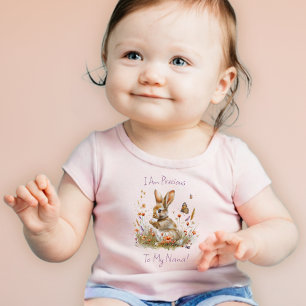 Wildflower Bunny Personalise Nana Grandmother Name