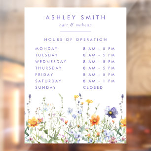 Wildflower Business Hours