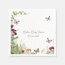 Wildflower Butterfly Baby Shower