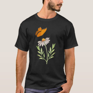 Wildflower Butterfly for Nature T-Shirt