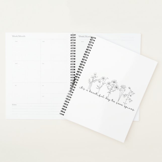 Wildflower Chiropractic, Chiropractor, Spine, Planner (Display)