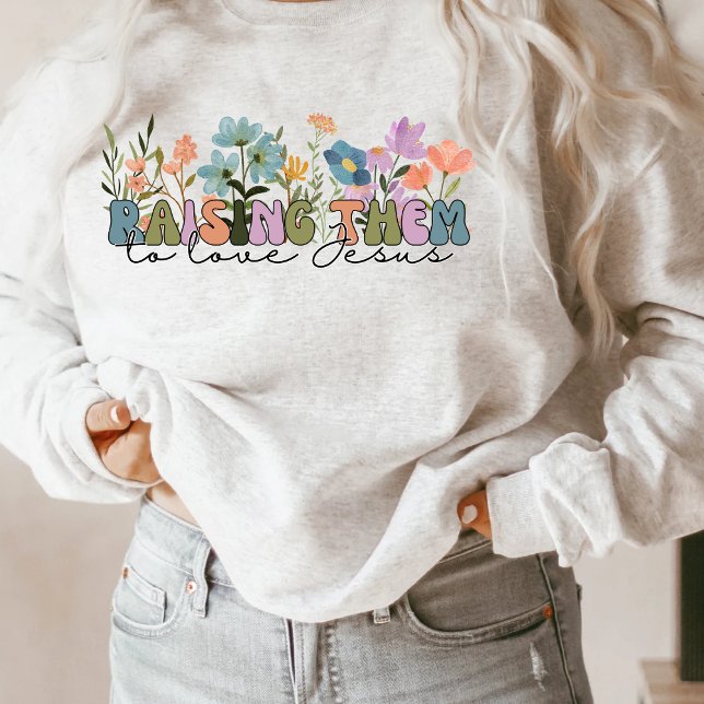 Wildflower Christian mama Sweatshirt (Creator Uploaded)