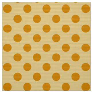 WILDFLOWER - Classic Gold Polka Dots on Mod Yellow Fabric