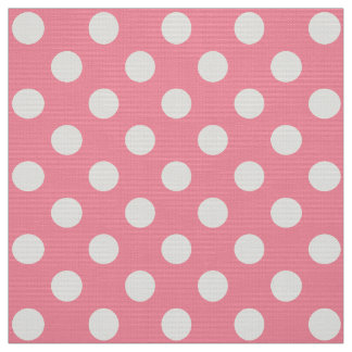 WILDFLOWER - Classic Polka Dots on Valentine Pink Fabric