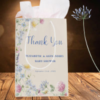 Wildflower Couples Baby Shower Thank You