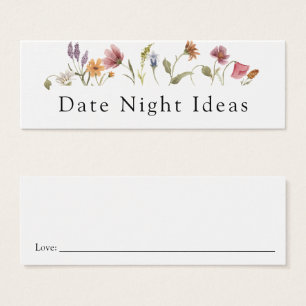 Wildflower Date Night Idea Card