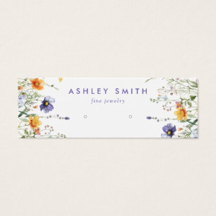 Wildflower Earring Display Card