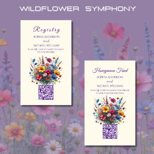 Wildflower Elegance-Registry-Honeymoon Business Ca Business Card