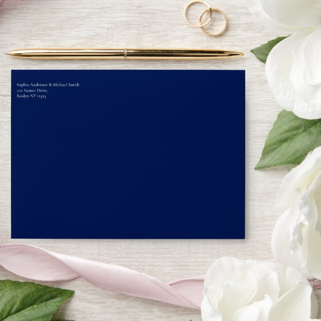 Wildflower Elegance Wedding- Envelope (Wedding)