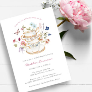 Wildflower Elegant Garden Party Invitation