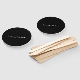 Wildflower Elegant Gothic Wedding Program Hand Fan