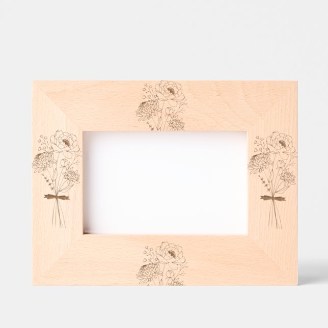 Wildflower  etched frames (Front)