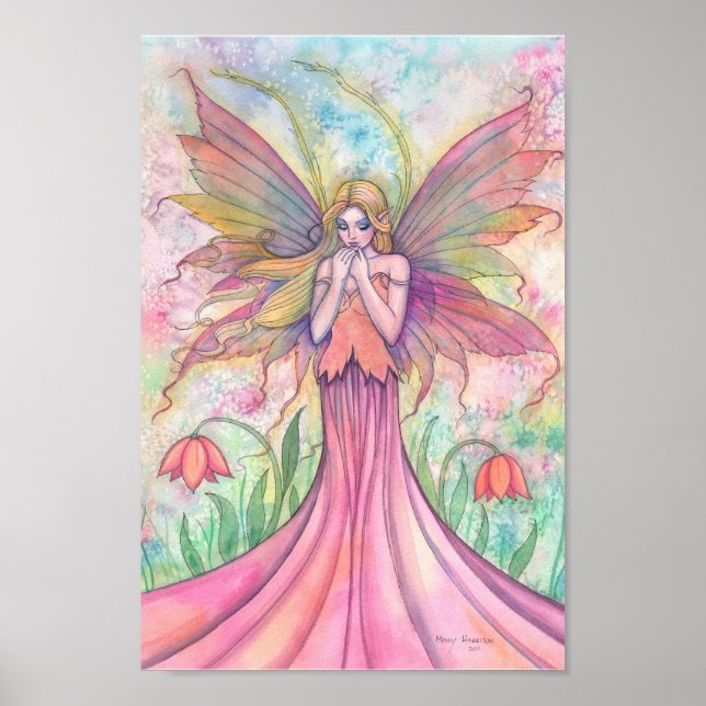 Wildflower Fairy Poster Print (Front)