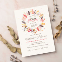 Wildflower Fern Mushroom Foliage Birthday