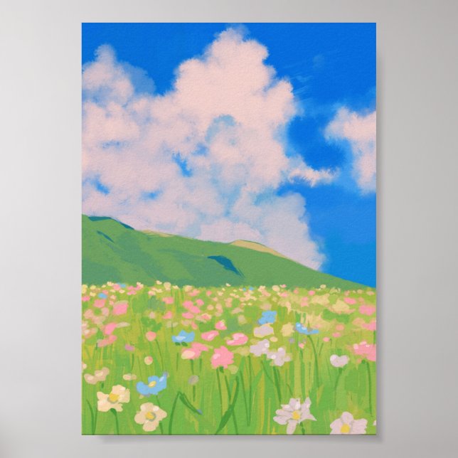 Wildflower Field Poster (Front)