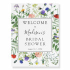 Wildflower Fields Bridal Shower Welcome Sign